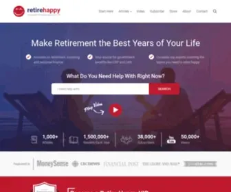 Wealthwebgurus.com(Retire Happy) Screenshot