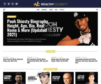 Wealthycelebrity.com(Wealthy Celebrity) Screenshot