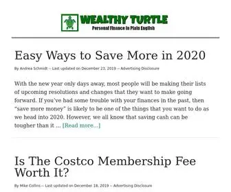 Wealthyturtle.com(Wealthy Turtle) Screenshot