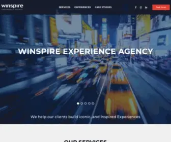 Weanow.com(Winspire Experience Agency Home) Screenshot