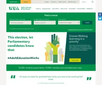 Wea.org.uk(WEA National) Screenshot