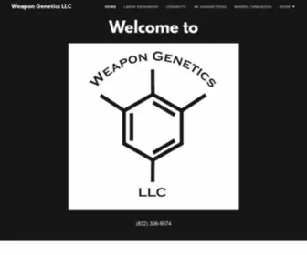 Weapongenetics.com(Weapon genetics LLC) Screenshot
