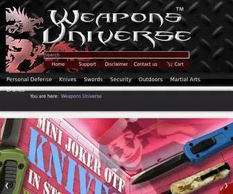 Weapons-Universe.com(Weapons Universe) Screenshot