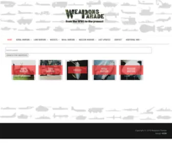 Weaponsparade.com(Weapons Parade) Screenshot