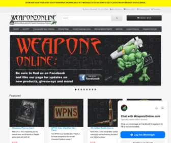 Weaponzonline.com(Weaponz Online) Screenshot