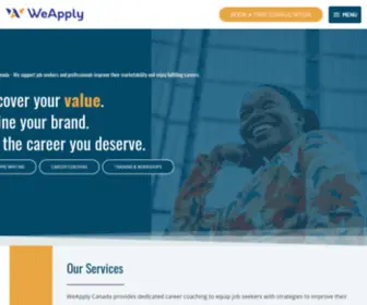 Weapply.ca(WeApply Canada) Screenshot