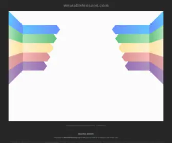 Wearablelessons.com(wearablelessons) Screenshot