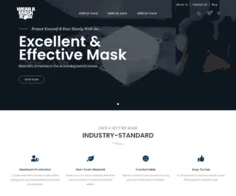 Wearamasknow.com(A KN95 protective mask which) Screenshot