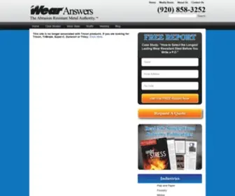 Wearanswers.com(Wear Answers) Screenshot