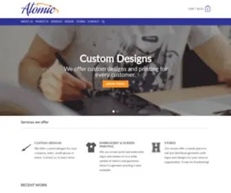 Wearatomic.com(Atomic) Screenshot