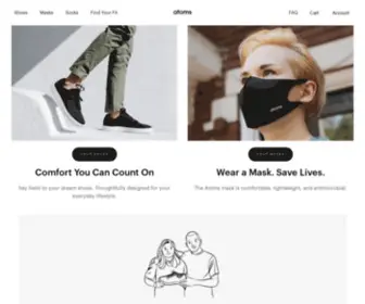 Wearatoms.com(Most Comfortable Shoes for Everyday Wear) Screenshot