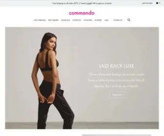 Wearcommando.com(Shop Commando®) Screenshot