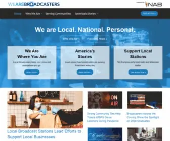 Wearebroadcasters.com(We Are Broadcasters) Screenshot