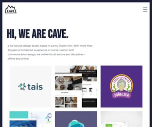 Wearecave.com(Branding and Web Design Services) Screenshot