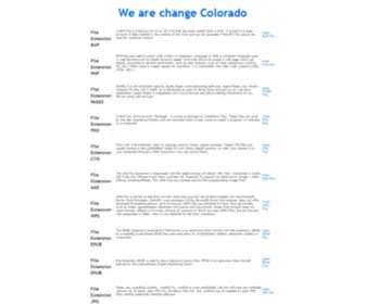 Wearechangecolorado.org(We are change Colorado) Screenshot