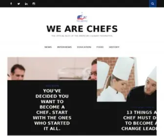 Wearechefs.com(We Are Chefs) Screenshot