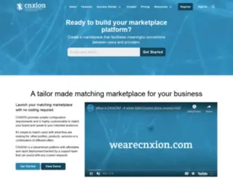 Wearecnxion.com(White Label Marketplace Platform For Non) Screenshot