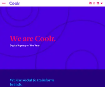 Wearecoolr.com(Cannes Lions Winner and Digital Agency of the Year 2019) Screenshot