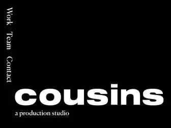 Wearecousins.co(Production Studio) Screenshot