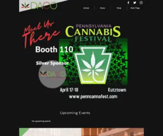 Wearedaco.com(DACO's mission) Screenshot