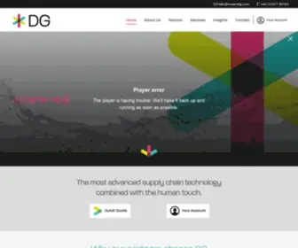 Wearedg.com(DG International) Screenshot