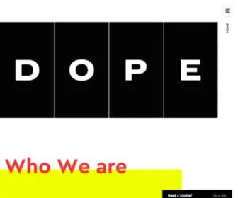 Wearedope.com(DOPE STUDIO) Screenshot