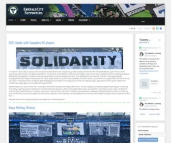 Weareecs.com(Emerald City Supporters) Screenshot