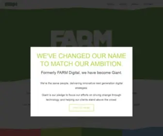 Wearefarm.com(Digital Agency for Charity & Ethical Sectors) Screenshot