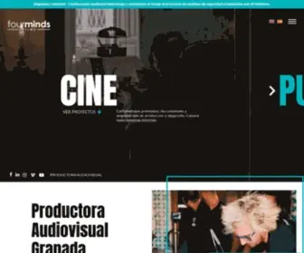 Wearefourminds.com(Productora audiovisual Granada) Screenshot