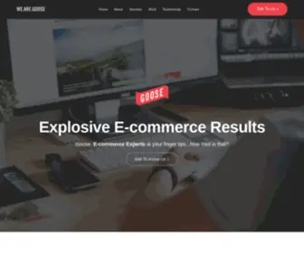 Wearegoose.co.nz(Trusted BigCommerce & Shopify Experts in New Zealand) Screenshot