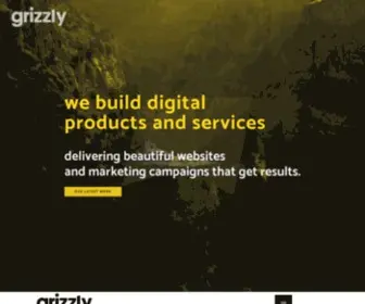 Wearegrizzly.com(Grizzly is a Bristol based digital agency) Screenshot