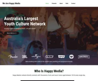 Wearehappymedia.com(The Happy Media Network) Screenshot