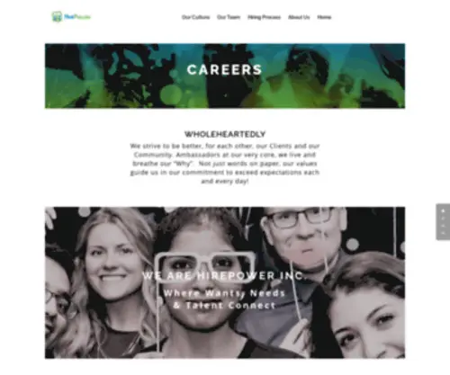 Wearehirepower.ca(We Are HirePower) Screenshot