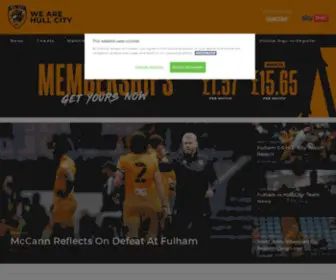 Wearehullcity.co.uk(Hull City Football Club) Screenshot