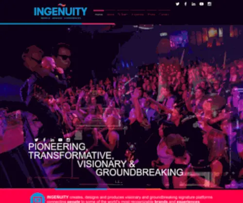 Weareingenuity.com(INGENUITY) Screenshot