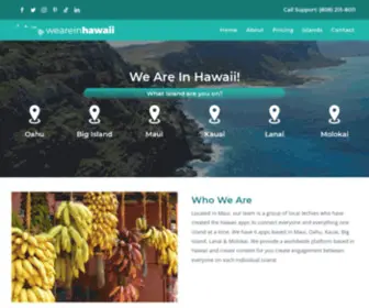 Weareinhawaii.com(Hawaii's Favorite App For Everything) Screenshot