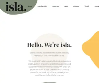 Weareisla.co.uk(We are isla) Screenshot