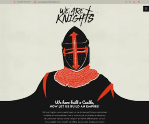 Weareknights.be(We Are Knights) Screenshot