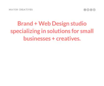 Wearemavin.com(Mavin Creatives) Screenshot