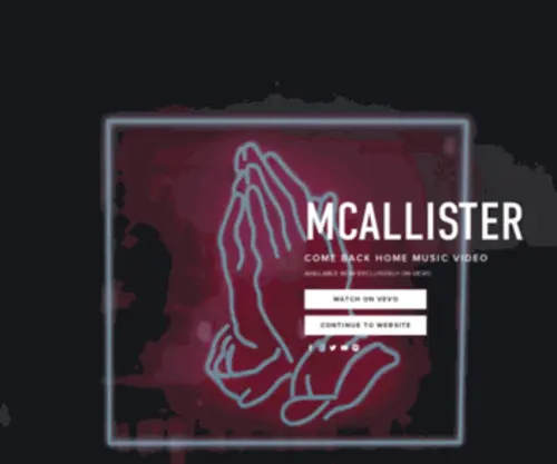 Wearemcallister.com(Wearemcallister) Screenshot