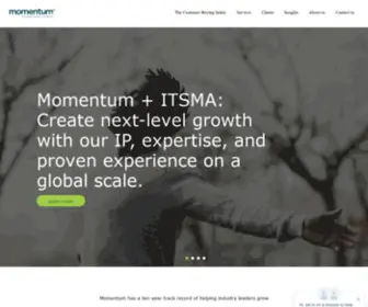 Wearemomentum.com(Momentum ITSMA) Screenshot