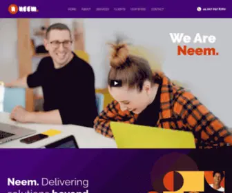 Weareneem.com(Neem Consulting) Screenshot