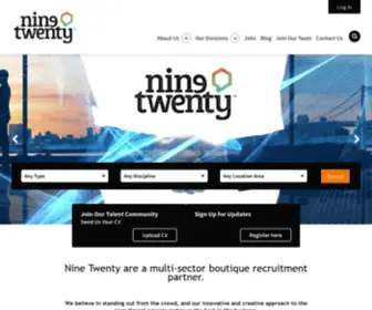 Weareninetwenty.com(Nine Twenty) Screenshot