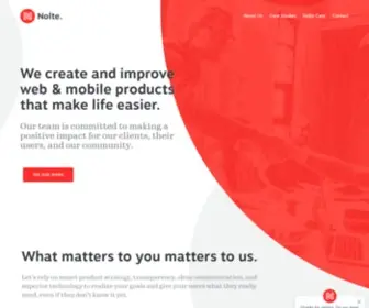 Wearenolte.com(Nolte) Screenshot