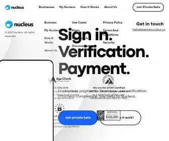 Wearenucleus.co(Nucleus) Screenshot