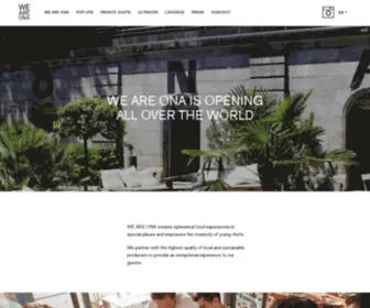 Weareona.co(WE ARE ONA) Screenshot