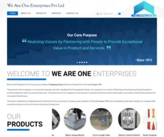 Weareoneenterprises.com(We Are One) Screenshot