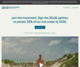 Weareoneocean.org(We Are One Ocean) Screenshot