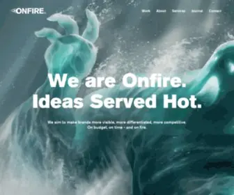 Weareonfire.co.nz(Graphic Designer Auckland) Screenshot