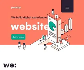 Wearepeachy.com(Peachy Your Shopify Development Partner) Screenshot